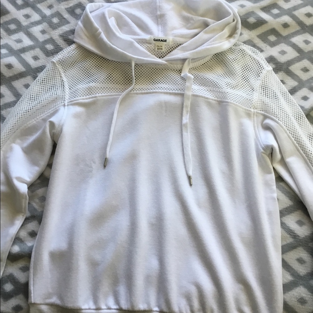 Garage fishnet sweatshirt